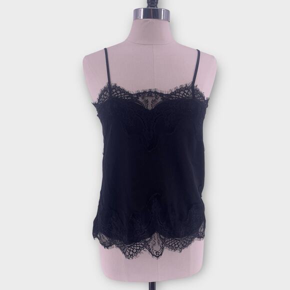 Antoinette Top Cami Gothic Dark Feminine Romantic Coquette Lace Boudoir S - Picture 1 of 9